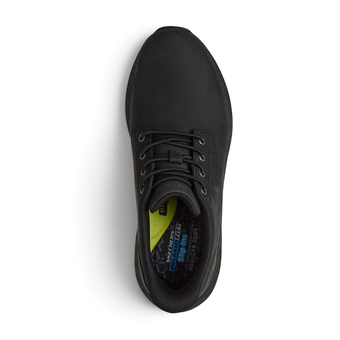 Skechers Pollard Colt Slip-ins nahkaiset kävelykengät musta