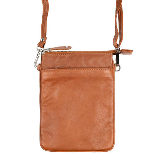 A. Eriksson nahkainen pikkulaukku Helinä Q ruskea