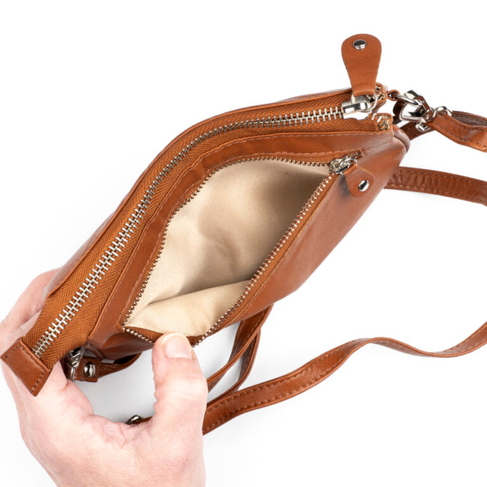 Nahkalaukku Heli A. Eriksson ruskea