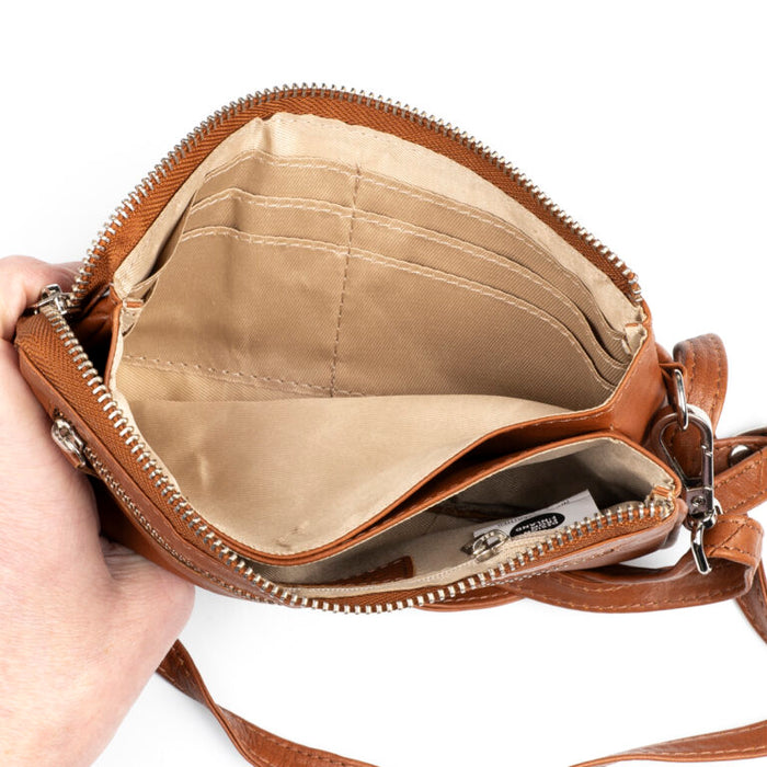 Nahkalaukku Heli A. Eriksson ruskea