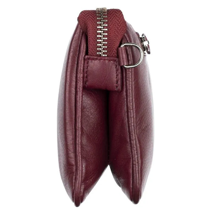 Nahkalaukku Heli A. Eriksson viinin punainen