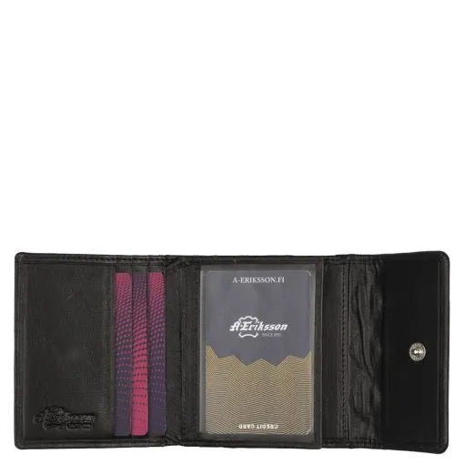 Nahkalompakko Hilma A. Eriksson musta