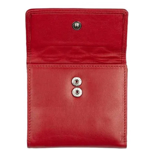 Nahkalompakko Hilma A. Eriksson punainen