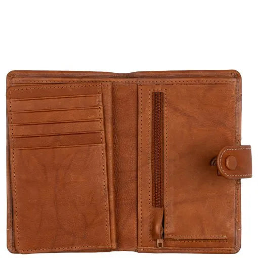 Nahkalompakko Aaria A. Eriksson ruskea