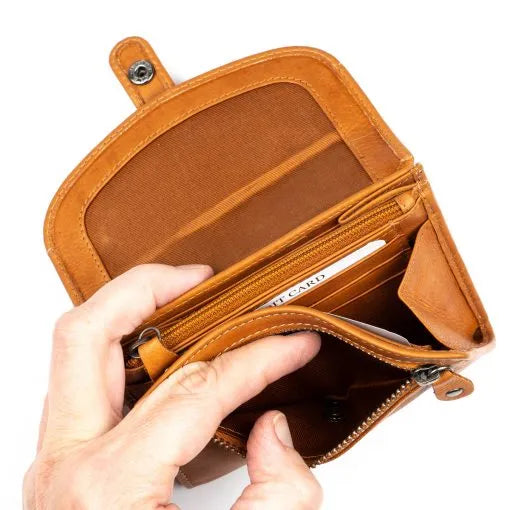 Nahkalompakko Aada M, A. Eriksson ruskea