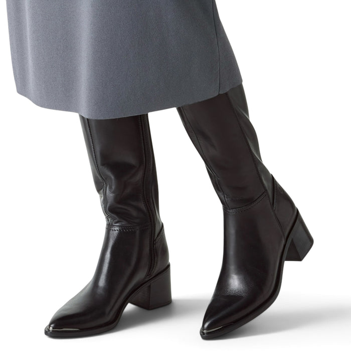 Tamaris stretch vartiset saappaat 38-44 cm varsi musta