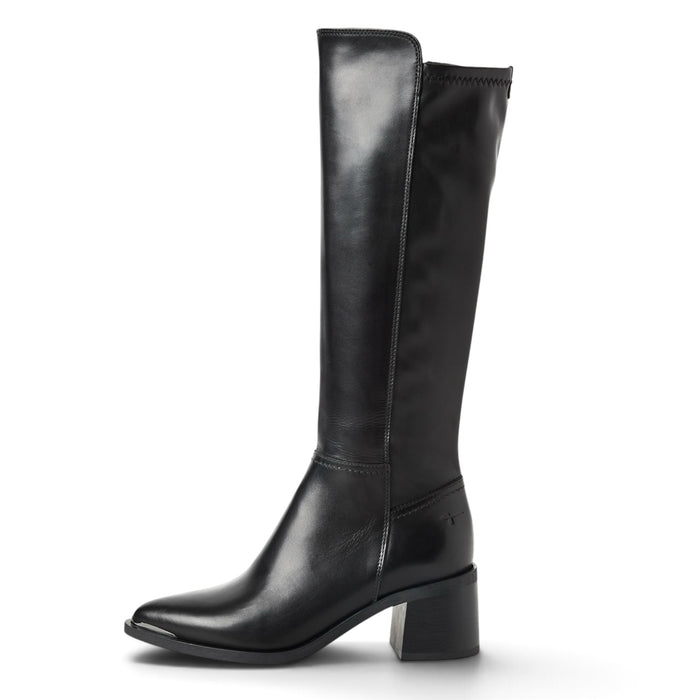 Tamaris stretch vartiset saappaat 38-44 cm varsi musta