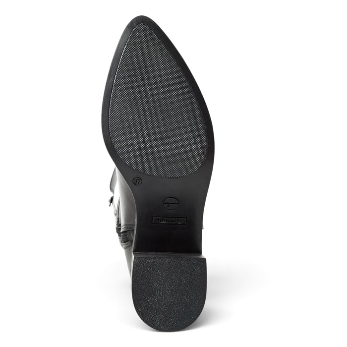 Tamaris stretch vartiset saappaat 38-44 cm varsi musta