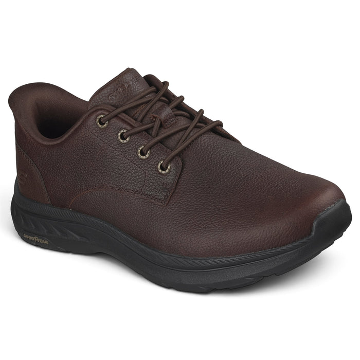 Skechers Pollard Colt Slip-ins nahkaiset kävelykengät ruskea