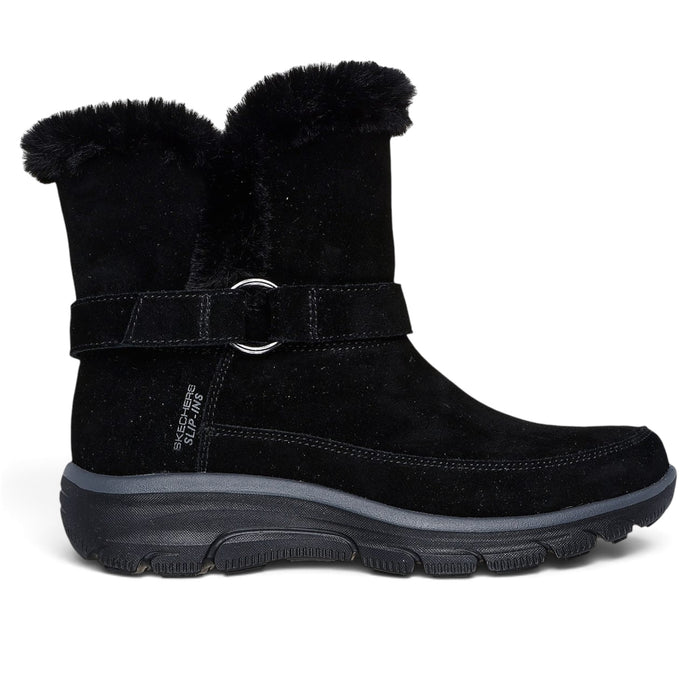 Skechers Relaxed Fit Slip-ins Easy Going - Dreamers Luxe Vibes - musta