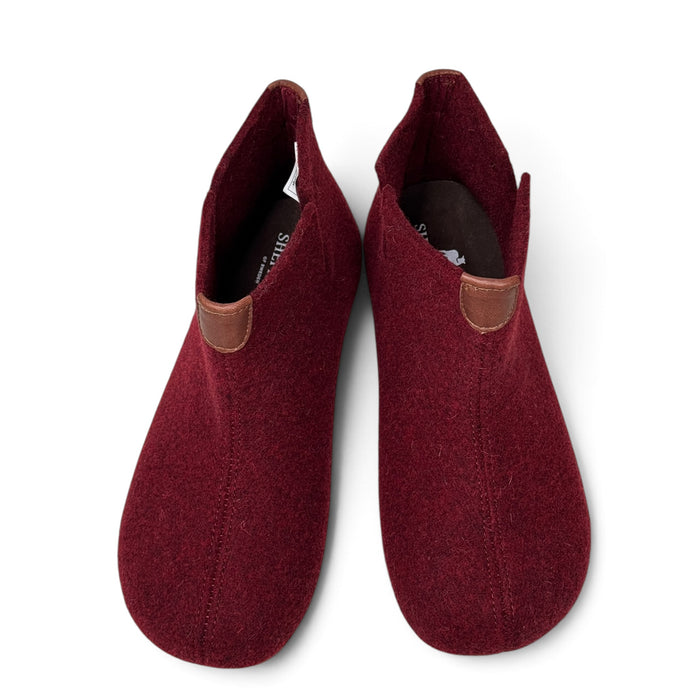 Shepherd Ester huopatossut bordeaux