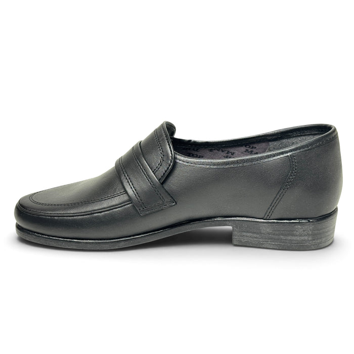 Topman miesten loaferit tilava lesti musta