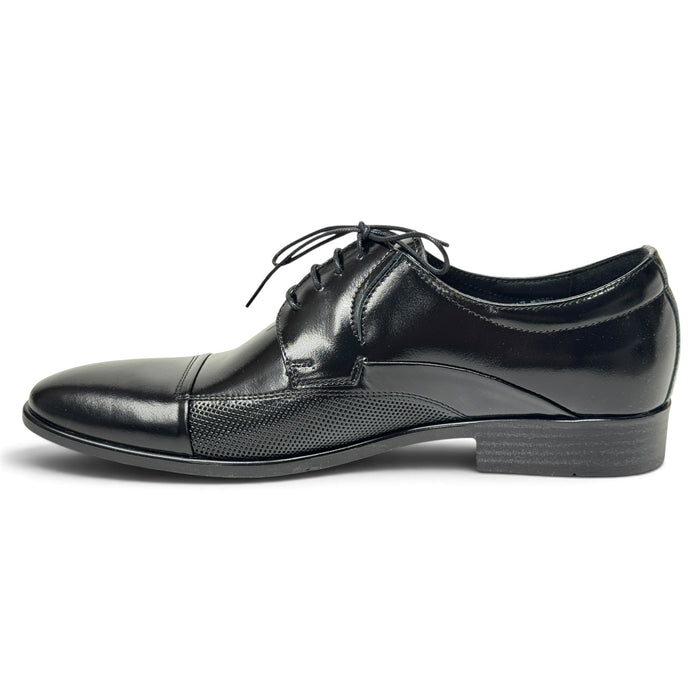 Topman miesten nahkaiset juhlakengät musta