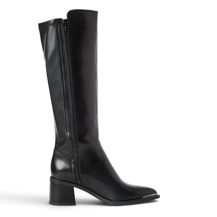 Tamaris stretch vartiset saappaat 38-44 cm varsi musta