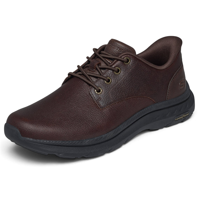 Skechers Pollard Colt Slip-ins nahkaiset kävelykengät ruskea