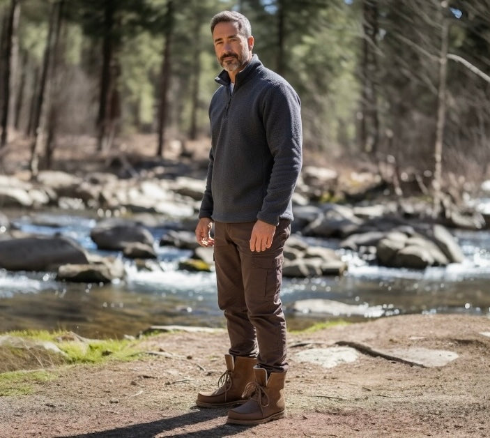 Topman Lapikkaat miehille ruskea