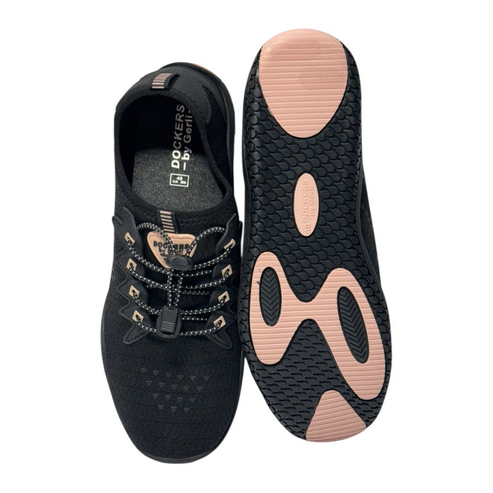 Dockers paljasjalkakengät musta/ pinkki