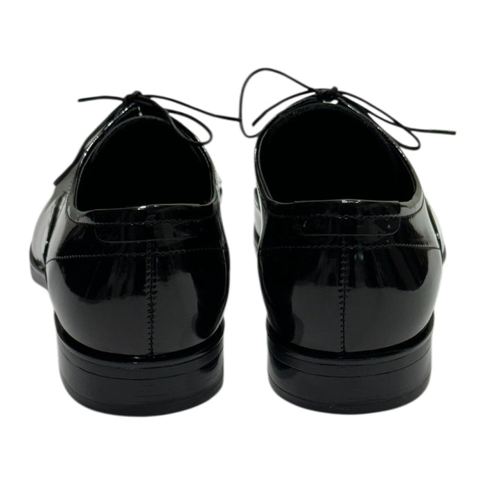 Topman miesten juhlakengät lakeerinahka musta