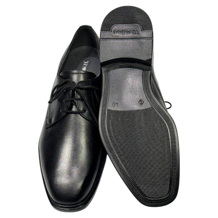 Topman miesten juhlakengät nahkaa musta