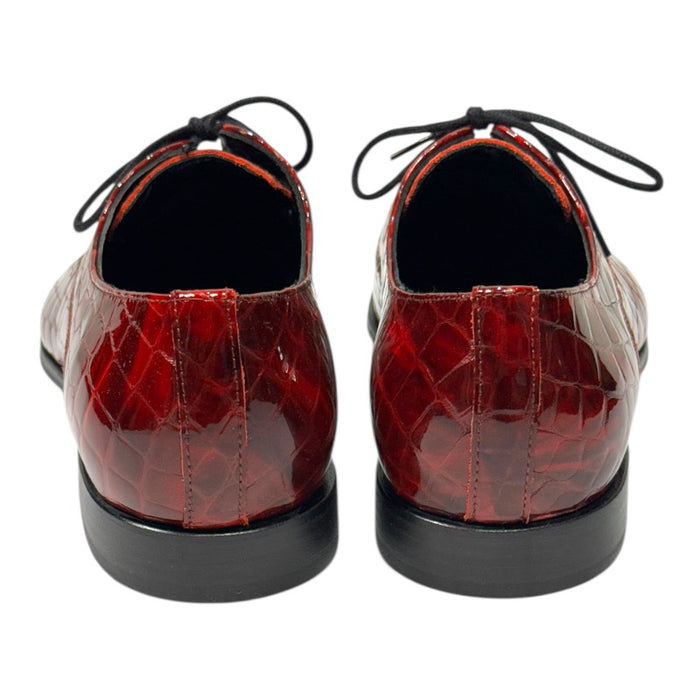 Topman miesten juhlakengät punainen lakeeri