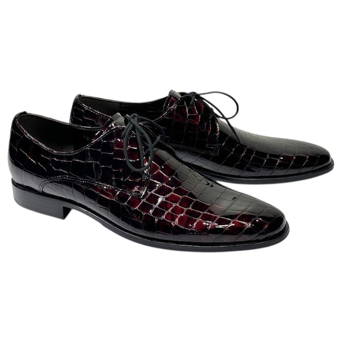 Topman miesten juhlakengät viininpunainen lakeeri