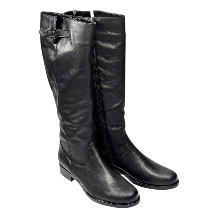 Aaltonen nahkasaappaat M varsi musta