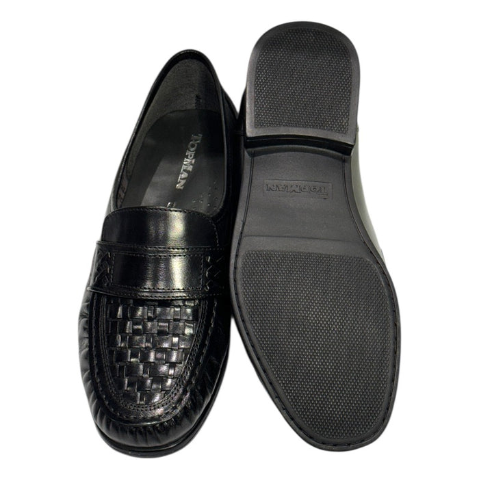 Topman miesten mokkasiinit tilava lesti musta