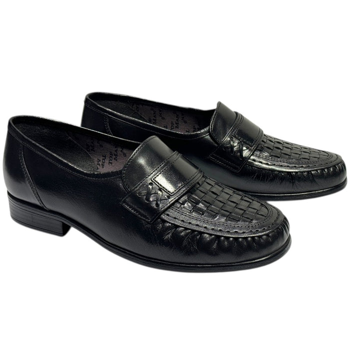 Topman miesten mokkasiinit tilava lesti musta