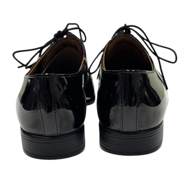 Topman miesten juhlakengät keinolakeerinahka musta