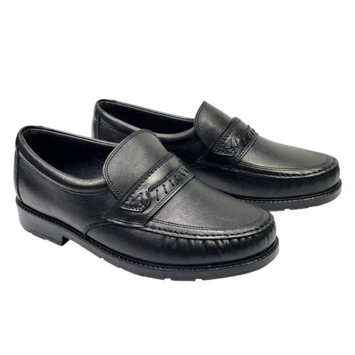 Topman miesten mokkasiinit tilava lesti musta