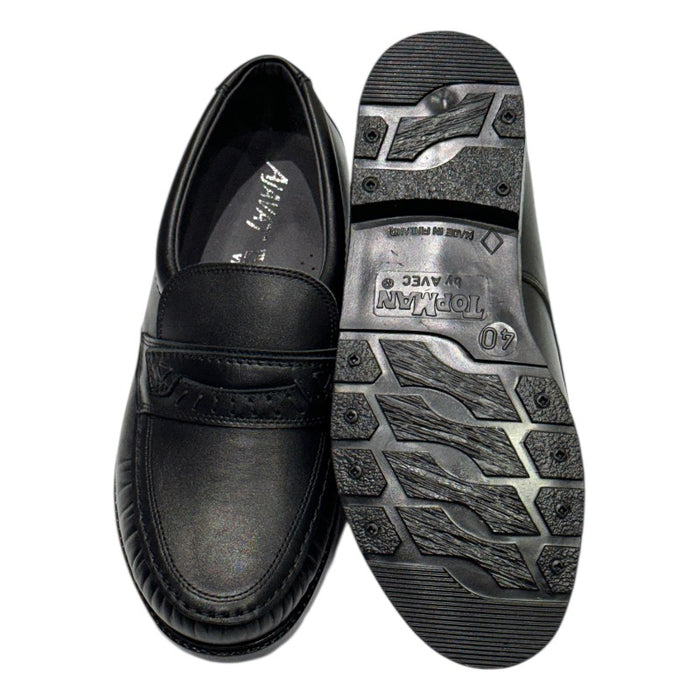 Topman miesten mokkasiinit tilava lesti musta