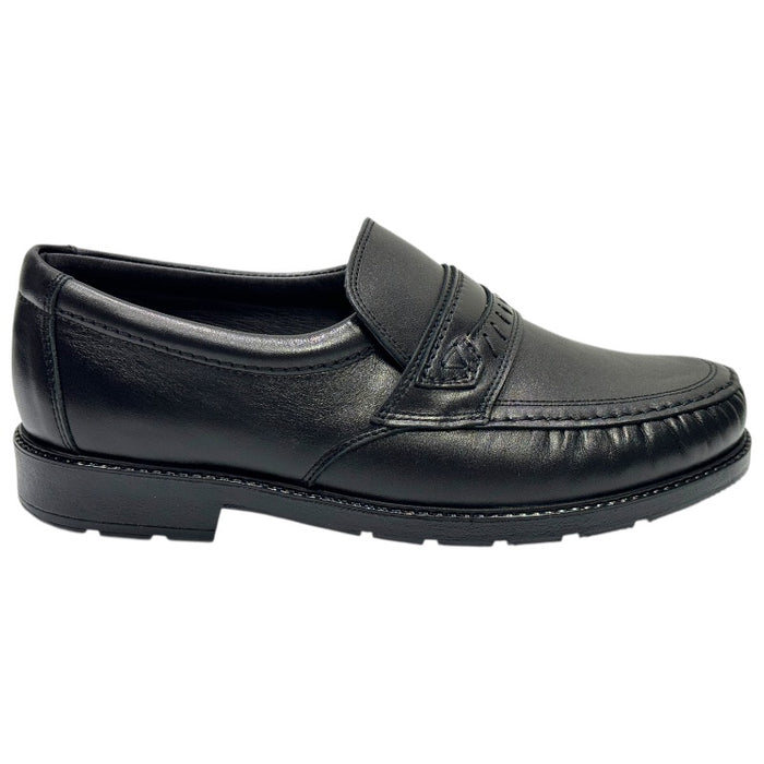 Topman miesten mokkasiinit tilava lesti musta