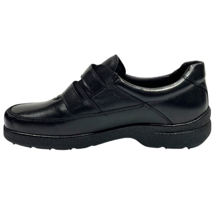 Topman kitkapohjaiset kävelykengät nahkaa musta