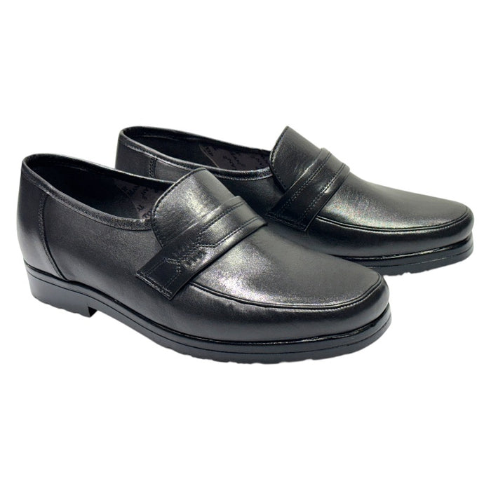 Topman miesten mokkasiinit tilava lesti musta