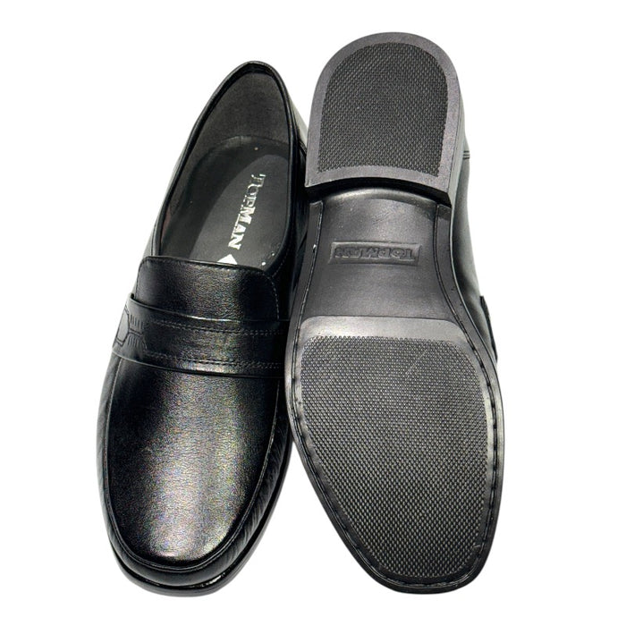 Topman miesten mokkasiinit tilava lesti musta