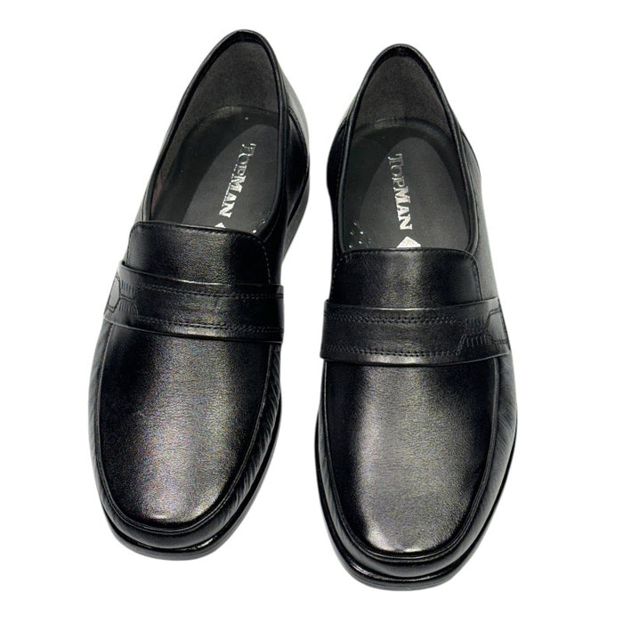 Topman miesten mokkasiinit tilava lesti musta