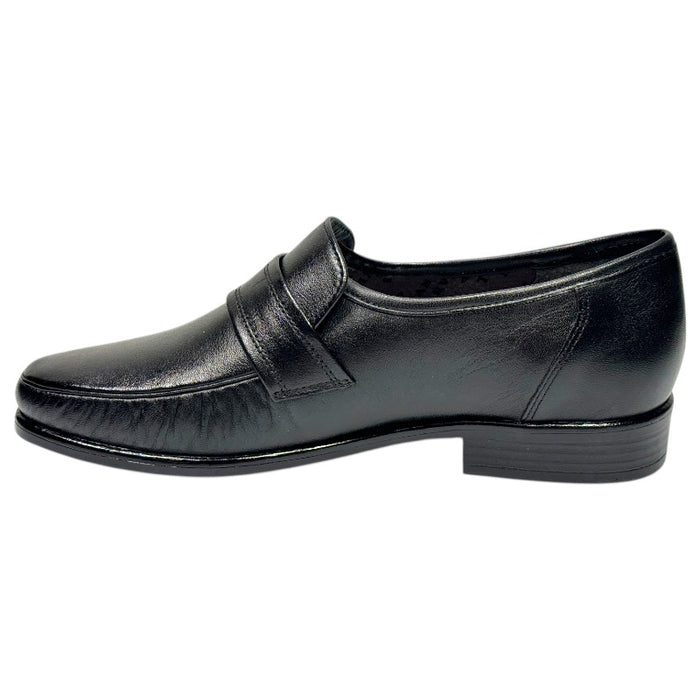 Topman miesten mokkasiinit tilava lesti musta