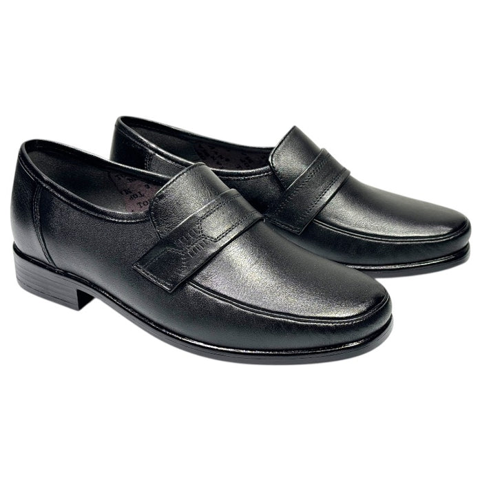 Topman miesten mokkasiinit tilava lesti musta