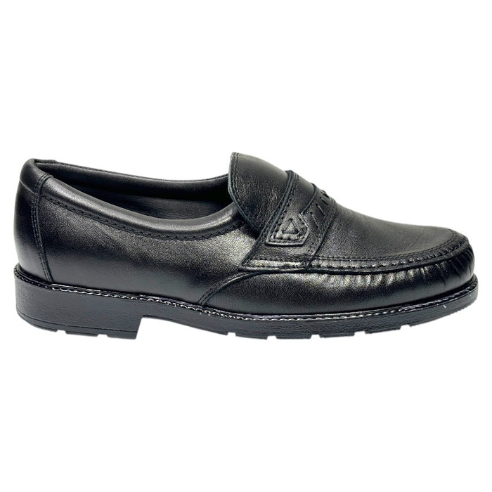 Topman miesten mokkasiinit tilava lesti musta