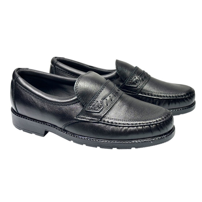 Topman miesten mokkasiinit tilava lesti musta