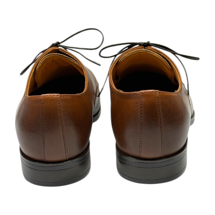 Topman miesten nahkaiset pukukengät ruskea