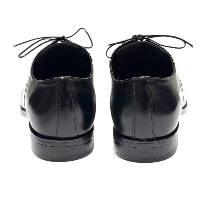 Topman miesten nahkaiset pukukengät musta