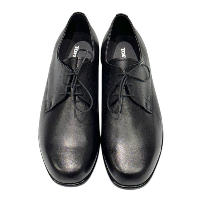 Topman miesten nahkaiset juhlakengät musta