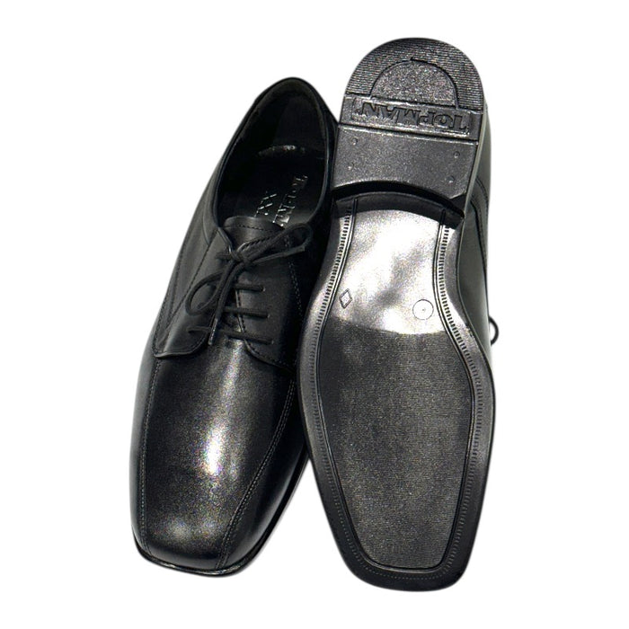 Topman miesten juhlakengät laaja lesti musta