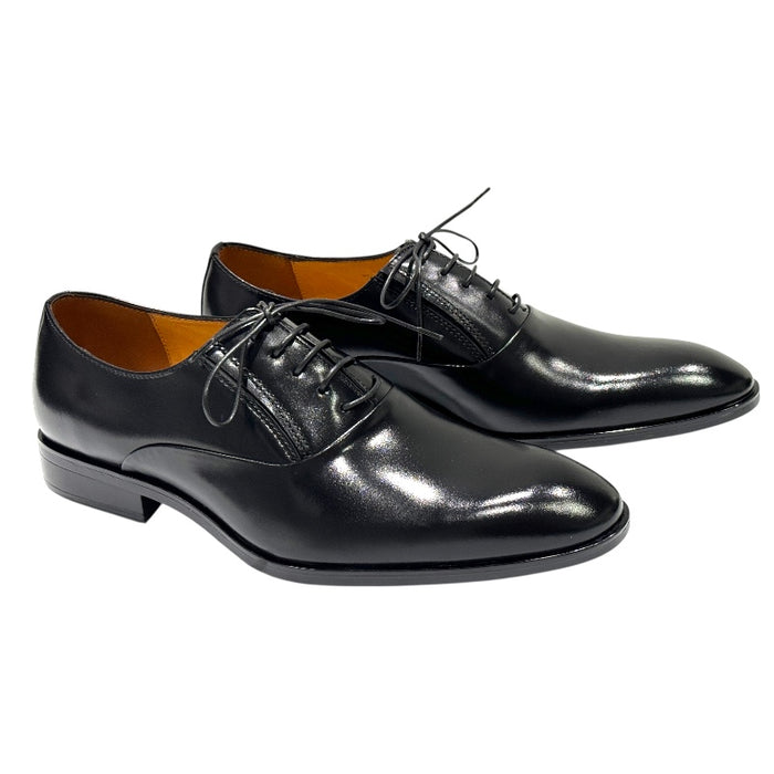 Topman miesten nahkaiset juhlakengät musta