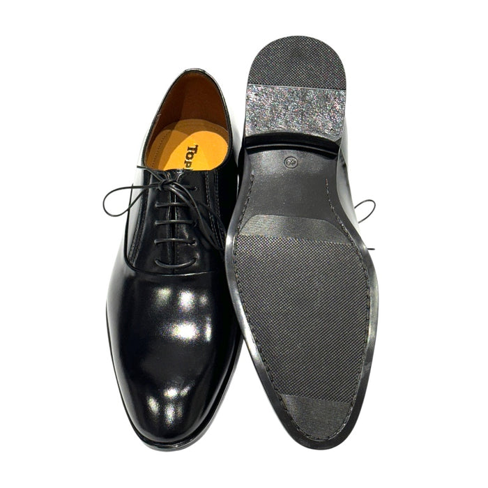 Topman miesten nahkaiset juhlakengät musta