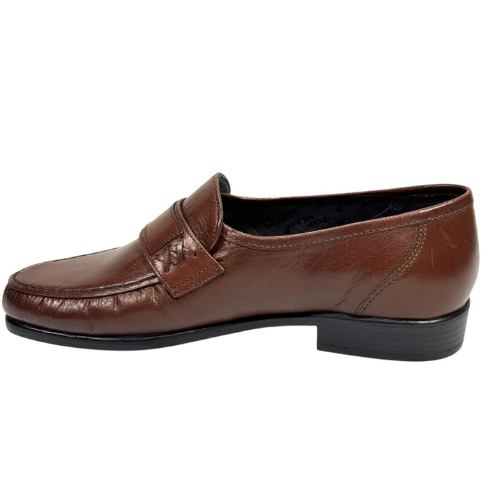 Topman miesten nahkaiset kävelykengät ruskea