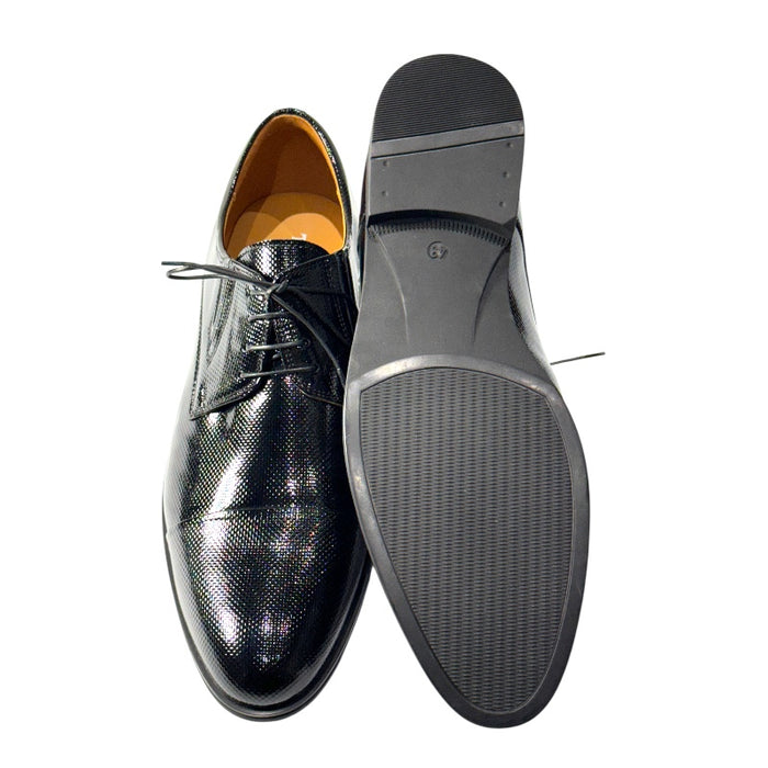 Topman miesten juhlakengät  lakeerinahka musta