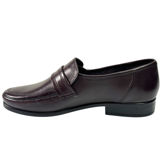 Topman miesten mokkasiinit tilava lesti viininpunainen