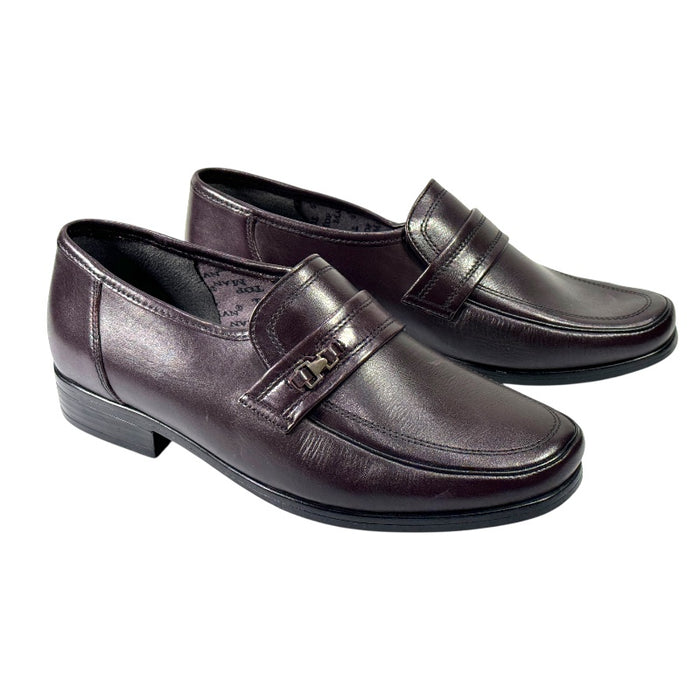 Topman miesten mokkasiinit tilava lesti viininpunainen